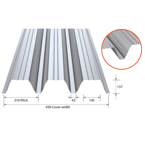 RoofDek D137 Perforated