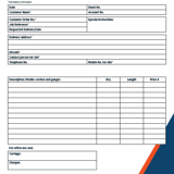 Viriform Purlins Order Form